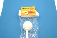 Honiglöffel - Honigheber, Honignehmer, 2 Stück, Kunststoff, 14,5 cm lang, weiß