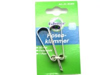 Hosenklammer - Fahrrad Spange Metall  8 mm breit  60 mm...