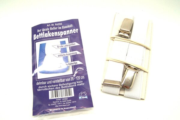 Bettlakenspanner - Betttuchspanner, 3 Stück, 35 - 120 cm