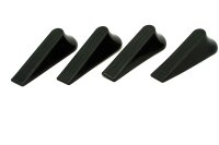 Türstopper  Türkeil Fensterkeil Gummikeil  Fensterkeil 11 x 2,2 x 4 cm, schwarz 4 Stück