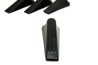 Türstopper  Türkeil Fensterkeil Gummikeil  Fensterkeil 11 x 2,2 x 4 cm, schwarz 4 Stück