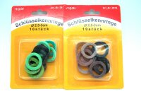 Schlüssel - Kennringe, 20 Stück, 25 - 30 mm...