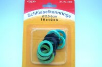 Schlüssel - Kennringe, 20 Stück, 25 - 30 mm...