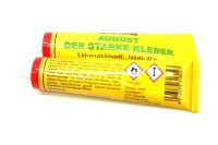 Universalklebstoff, 2 Tuben,  August der Starke, 43 g pro Tube