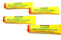 Universal  Klebstoff  August Der Starke  4 Tuben a. 43 g,