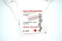 Felbers Arztsocken - Gesundheits - Socken ohne Gummi, Gr. 39/42, 43/46, weiß