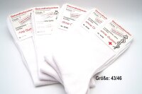 Felbers Arztsocken - Gesundheits - Socken ohne Gummi, Gr. 39/42, 43/46, weiß