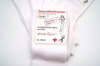 Felbers Arztsocken - Gesundheits - Socken ohne Gummi, Gr. 39/42, 43/46, weiß