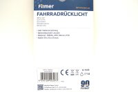 Fahrrad - Rücklicht, LED, Batterie betrieben, 2 x AAA, Filmer