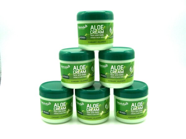 Aloe Vera Gesichts und Körpercreme Tabaibaloe, 6 x 300ml, face and body