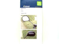 Fahrradspiegel 2er Set mit Reflektor, für links - rechts Montage
