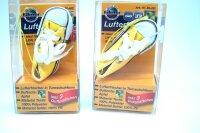 Autoduft - Turnschuh, 2 Stück inkl. 3 Duftplättchen / Apfel, gelb